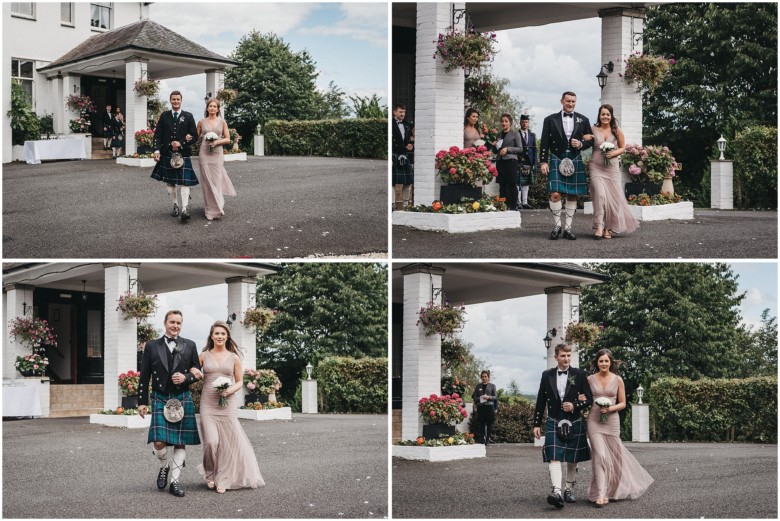 bridesmaids and groomsmen