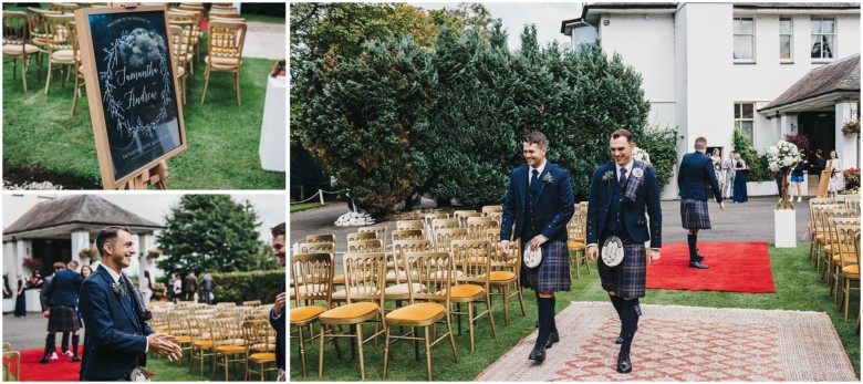 groom and his groomsmen