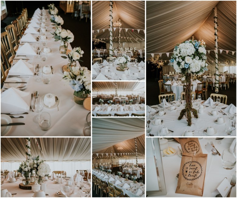 wedding dining room details