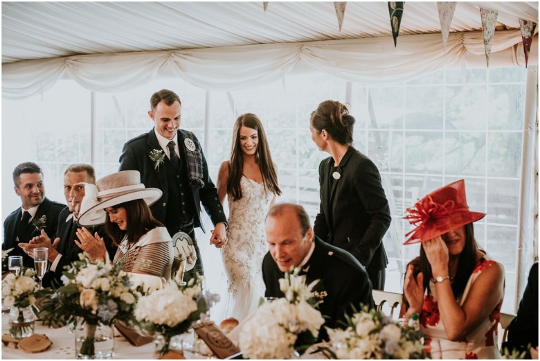 wedding dining room details