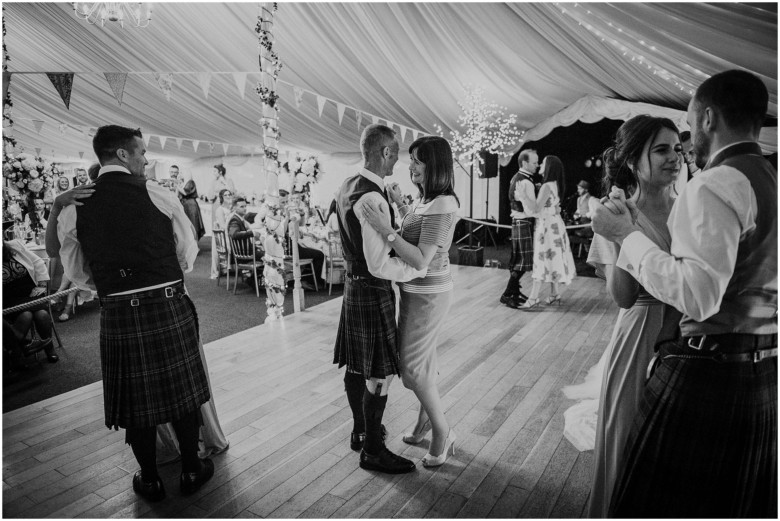 bride and groom first dance