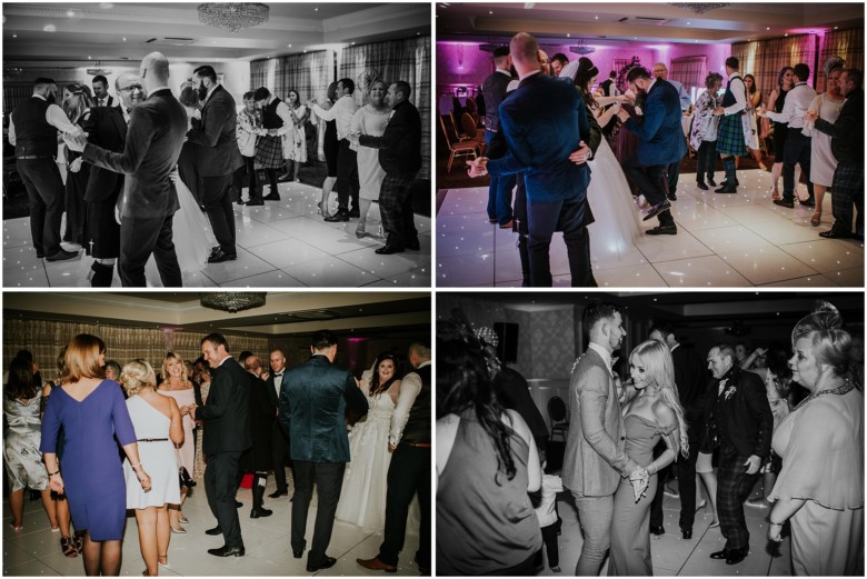 bride and grooms first dance