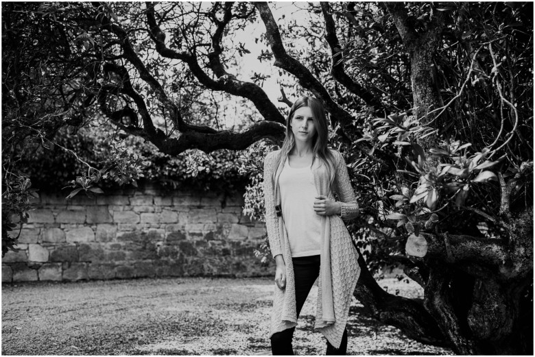 photoshoot for a female model