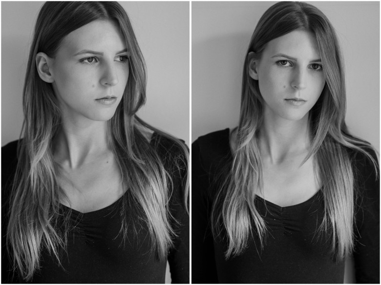 photoshoot for a female model
