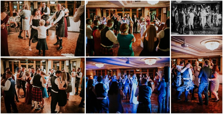 bride and groom first dance