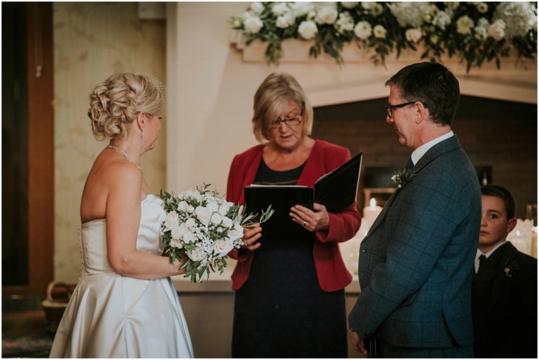 bride and groom wedding ceremony