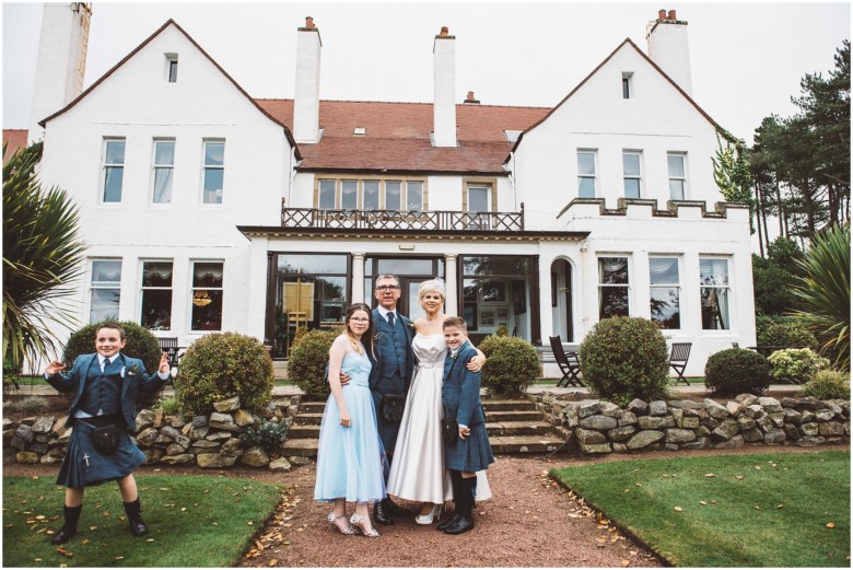 bride and groom's family