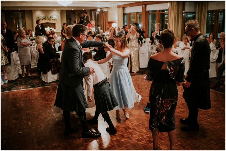 bride and groom first dance