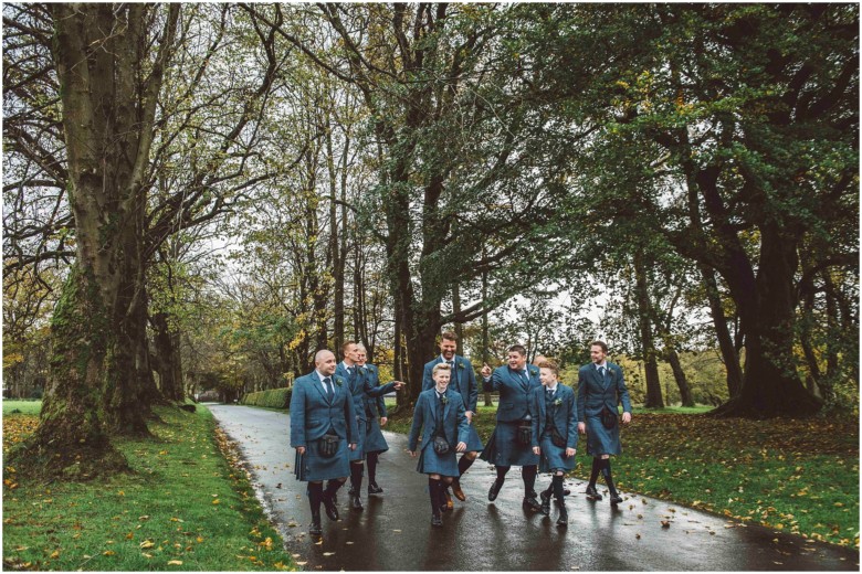 groom and his groomsmen