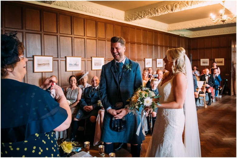 bride and groom wedding ceremony