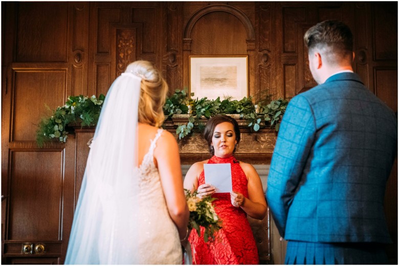 bride and groom wedding ceremony