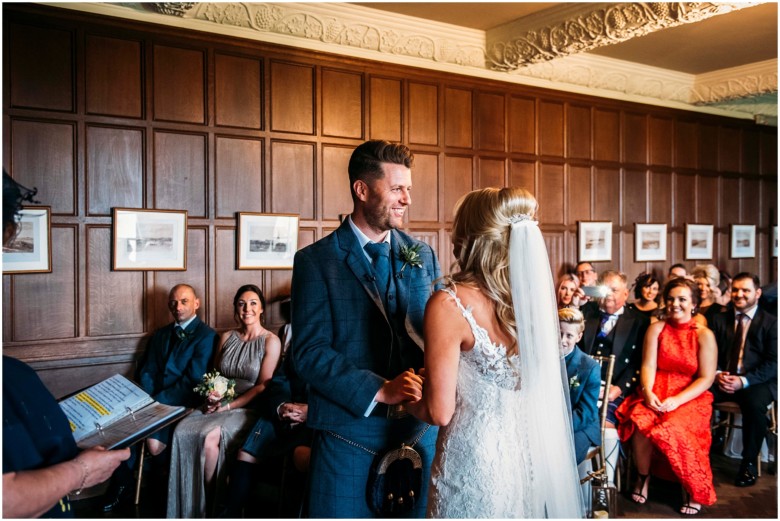 bride and groom wedding ceremony