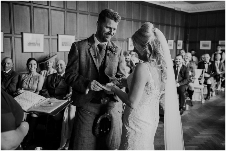 bride and groom wedding ceremony