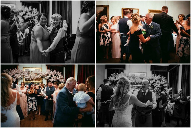 bride and grooms first dance