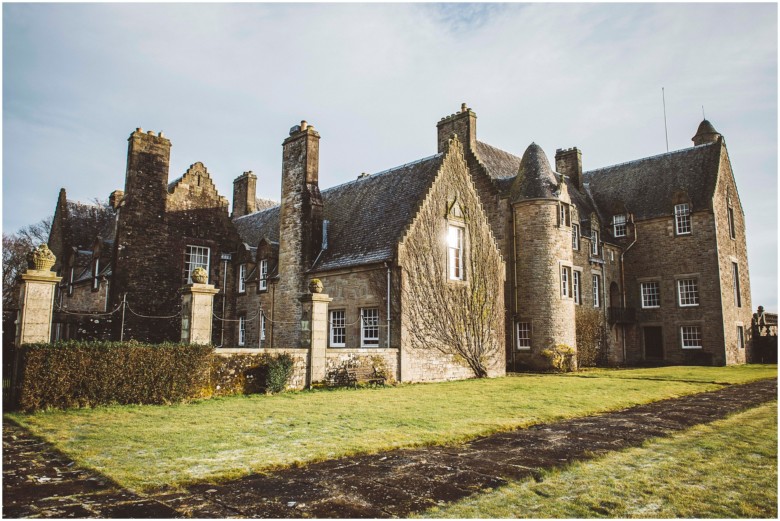 wedding venue in a scottish castle