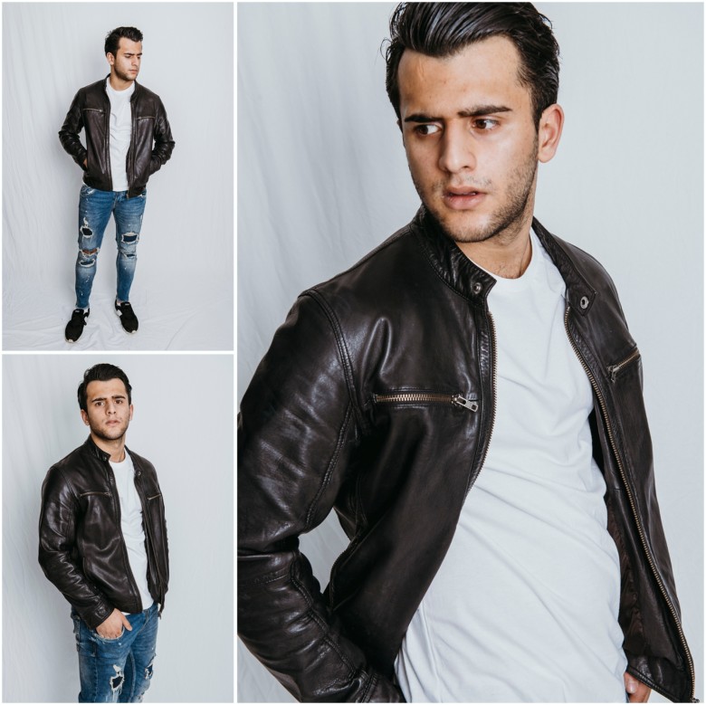 photoshoot for a male model