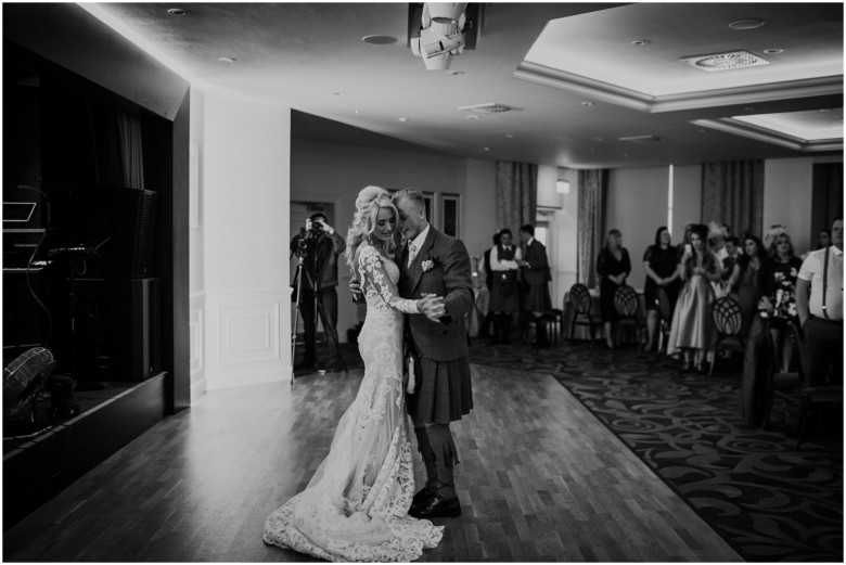 bride and groom's first dance