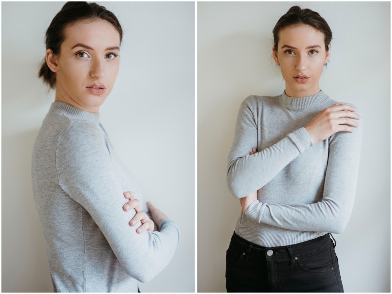 photoshoot for a female model
