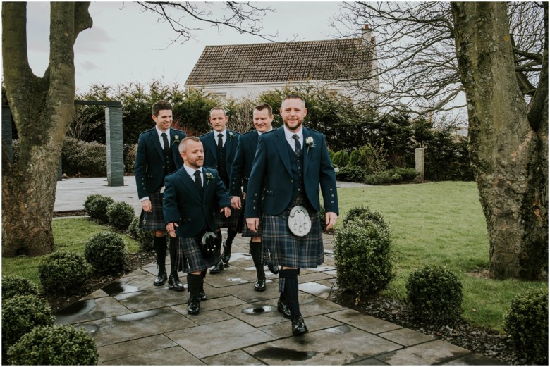 groom and his groomsmen