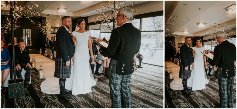 bride and groom wedding ceremony