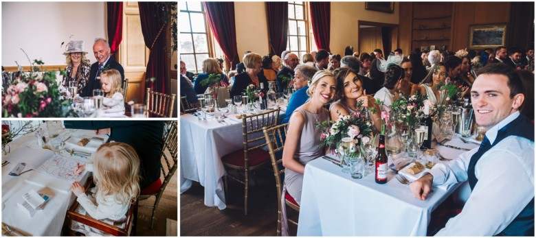 bride and groom in a scottish castle