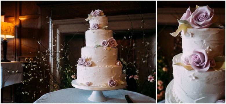 bride and groom in a scottish castle