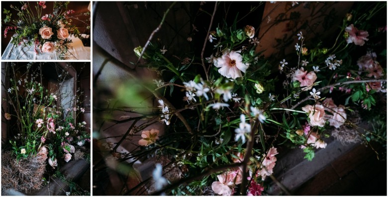 bride and groom in a scottish castle