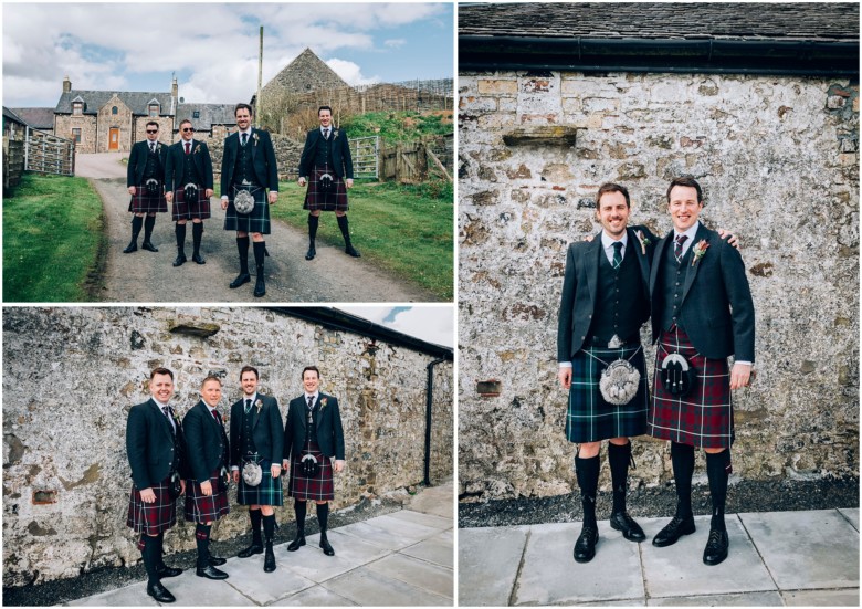 groom and his groomsmen