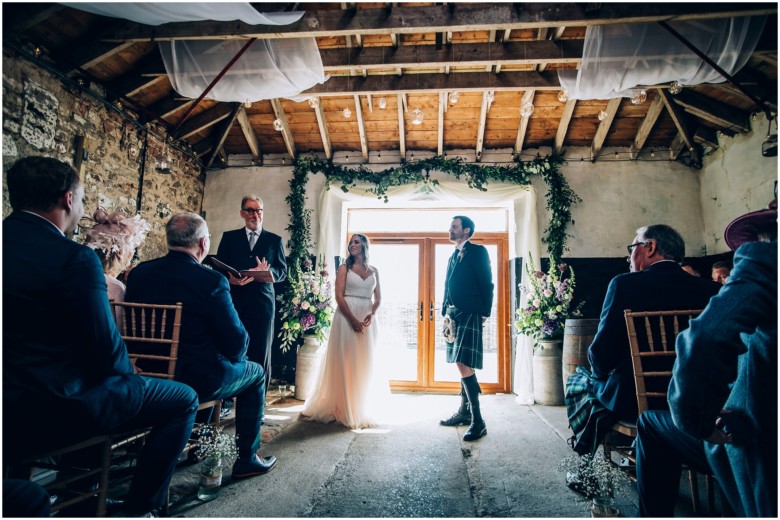 bride and groom wedding ceremony