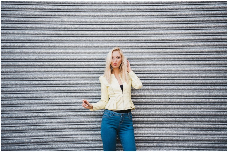 photoshoot for a female model