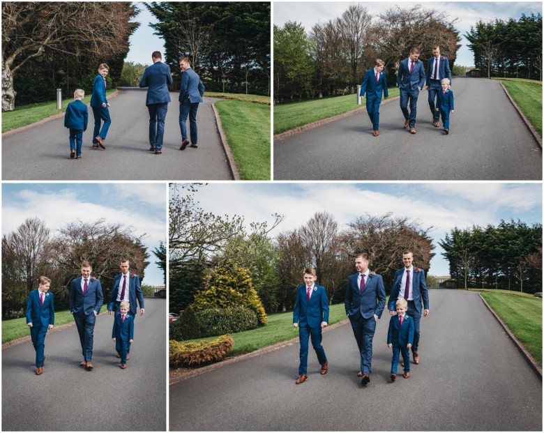 groom and his groomsmen