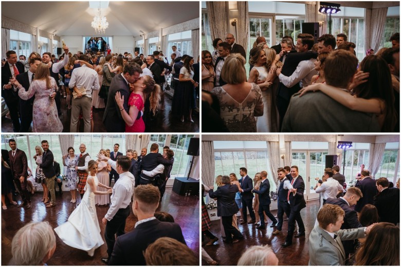 bride and groom first dance