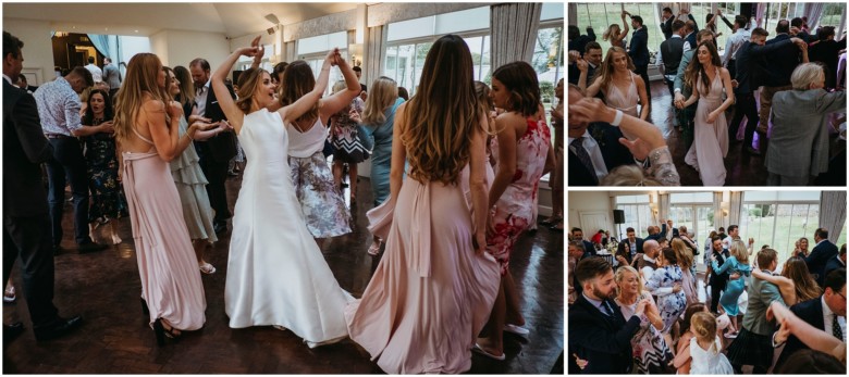 bride and groom first dance