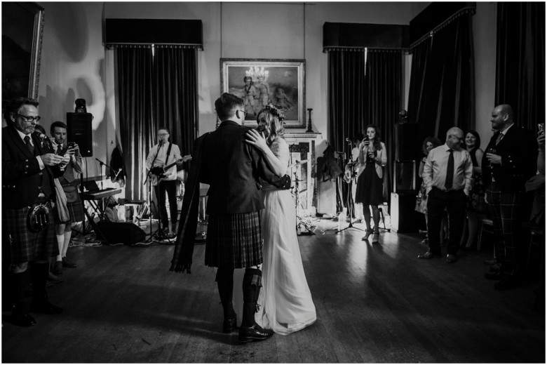 bride and groom's first dance