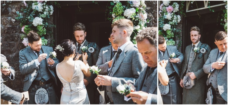 groom and his groomsmen