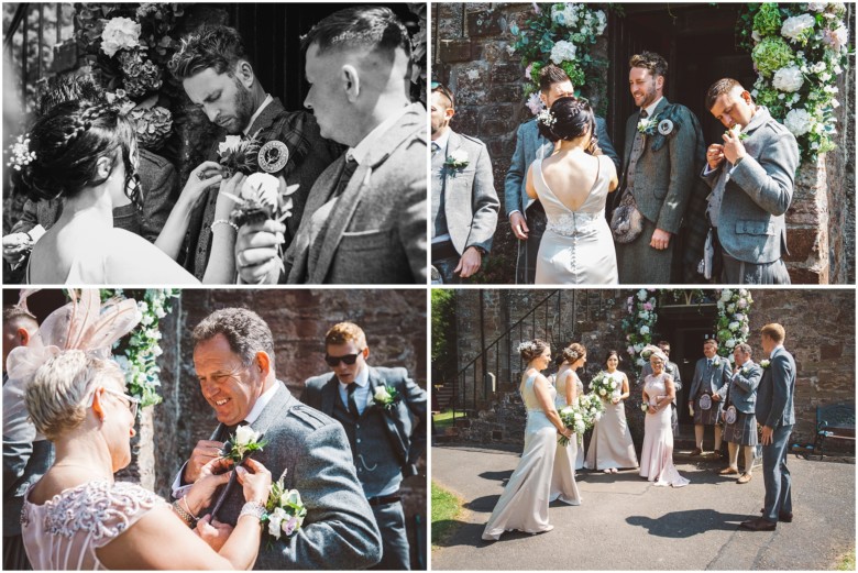 groom and his groomsmen