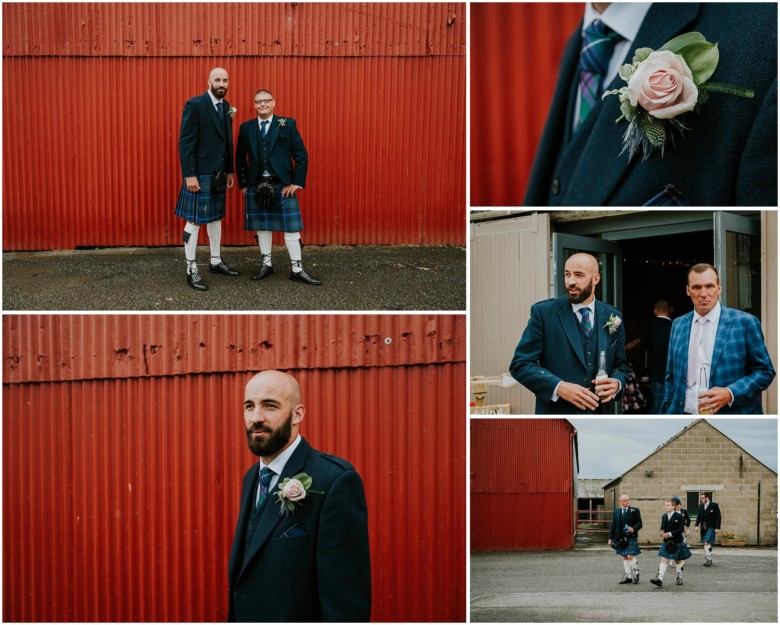 groom and his groomsmen