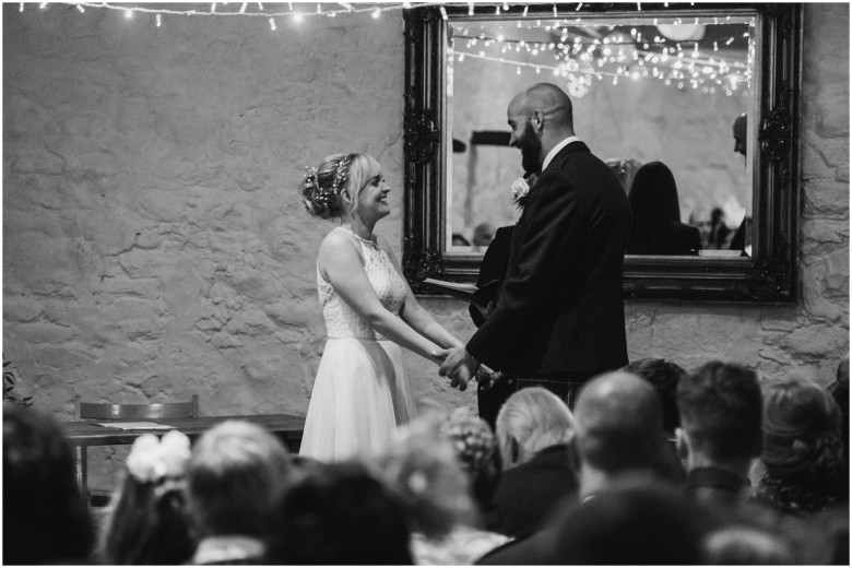 bride and groom wedding ceremony