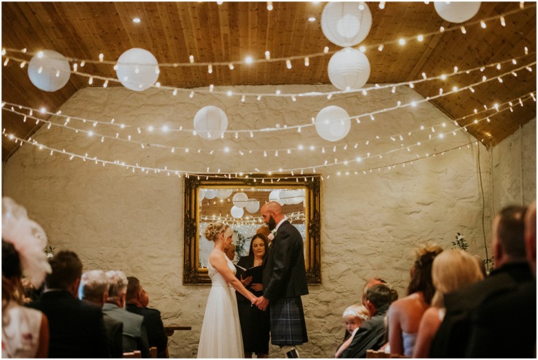 bride and groom wedding ceremony