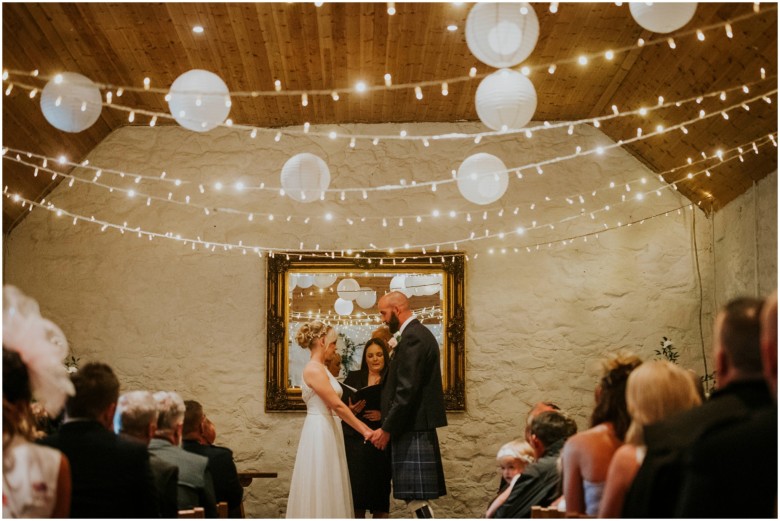 bride and groom wedding ceremony