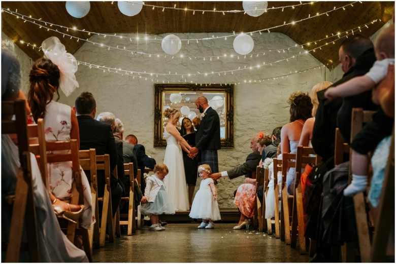 bride and groom wedding ceremony