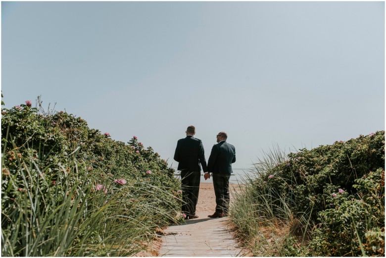 two guys getting married