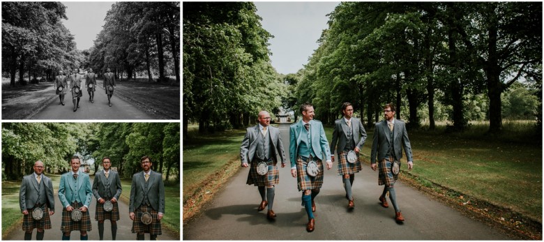 groom and his groomsmen