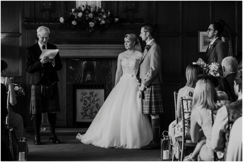 bride and grooms wedding ceremony