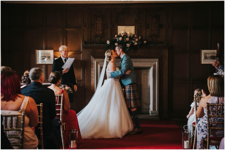 bride and grooms wedding ceremony