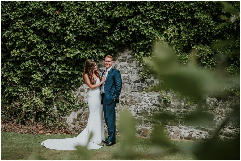 bride and groom photographed at a scottish country estate