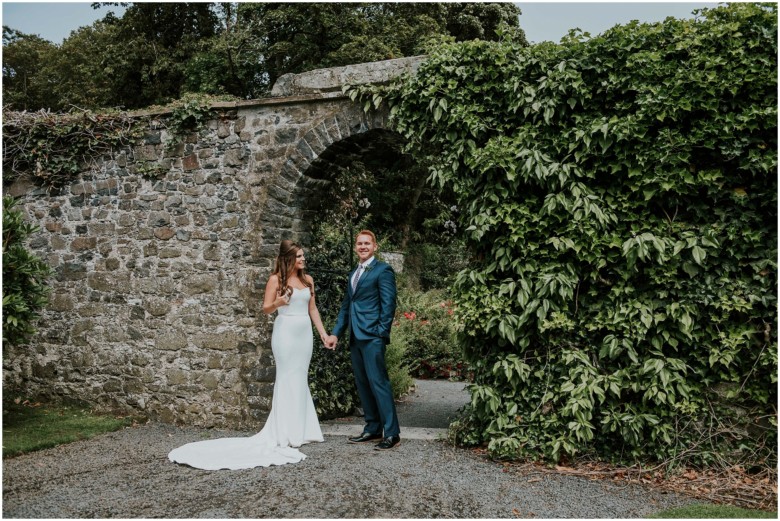 bride and groom photographed at a scottish country estate