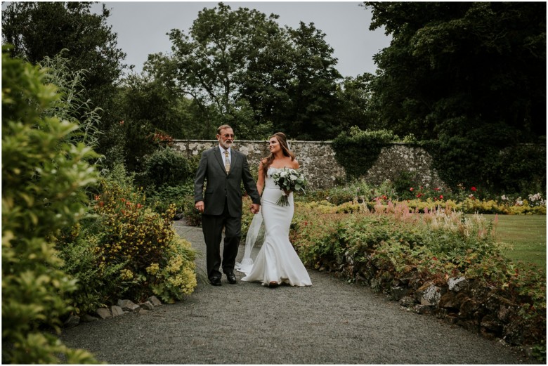 wedding ceremony at a scottish estate