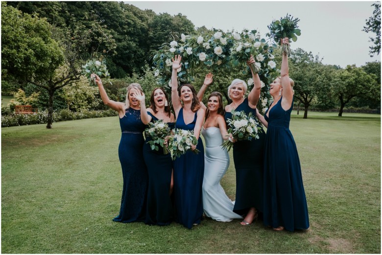 wedding ceremony at a scottish estate