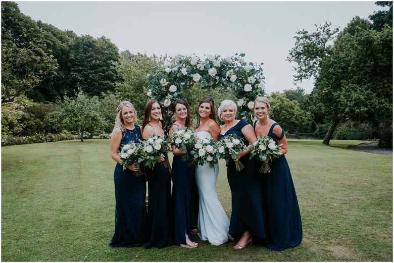 wedding ceremony at a scottish estate